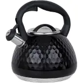Resto Kitchenware Wasserkessel "Aries, Flötenkessel 2,7 l, mit 3D-Design, im Geschenkkarton" 1 Stk. tlg. Edelstahl