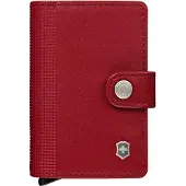 Victorinox Altius Secrid Leather Card Wallet red
