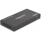 DeLOCK HDMI Switch 3 x HDMI in zu 1 x HDMI out 8K 60 Hz, HDMI, Metall, Schwarz, 144 Hz, 3840 x 2160, 7680 x 4320, 48 Gbit/s