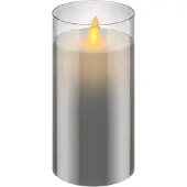 Goobay LED-Echtwachs-Kerze
