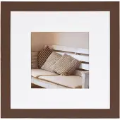 Henzo Driftwood Holzrahmen 40x40 dunkelbraun