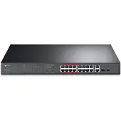 TP-LINK TL-SL1218MP, Unmanaged, Fast Ethernet (10/100), Power over Ethernet (PoE), Rack-Einbau