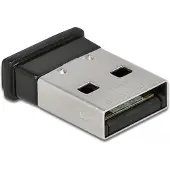 DeLOCK USB Bluetooth 5.0 Adapter im Micro Design, Kabellos, USB, Bluetooth, 3 Mbit/s, Schwarz, Silber