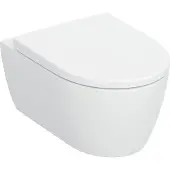 Geberit iCon Wand-WC Tiefspüler Set, geschlossene Form, TurboFlush, mit WC-Sitz