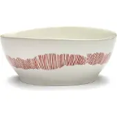 Serax Schüssel Feast Tableware By Ottolenghi White Red L 18 cm