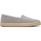 Toms Alpargata Rope 2.0 drizzle grey recycled cotton slubby 43.5