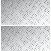 vidaXL Treppe Tritt Rechtwinklig 2 pcs Silber 40 x 20 cm Aluminium