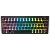 Krom Kreator, 60%, Kabelgebunden, USB, Mechanischer Switch, RGB-LED, Schwarz