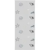 vidaXL Duschrollo 110x240 cm Stoffbreite 106 cm