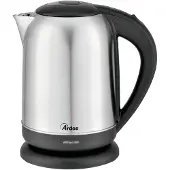 Ardes AR1K41, 1,7 l, 2200 W, Schwarz, Edelstahl, Kunststoff, Edelstahl, Wasserstandsanzeige, Überhitzungsschutz