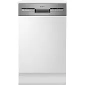Amica EGSP 569 900 E, Halb integriert, Single (45 cm breit), Edelstahl, Tasten, 1,5 m, 1,5 m
