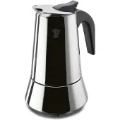 Ghidini Espressokocher Steelexpress 10 Tassen Induktion Edelstahl
