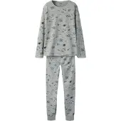 Name it Pyjama Set in Grey Melange | Gr.: 86/92