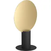 Eglo LED Tischlampe Sarona, geometrische Nachttischlampe, Tischleuchte aus Metall in Gold und Schwarz, Deko Lampe, inkl. GU10-Leuchtmittel, warmweiß