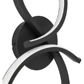 Eglo Moderne LED-Wandlampe Serpins 40 cm – Schwarz