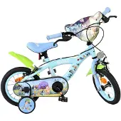 Volare Bluey Kinderfahrrad 12 Zoll - Hellblau - Zwei Handbremsen