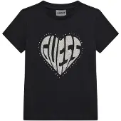 GUESS T-Shirt J5RI46 J1314 Schwarz Regular Fit 170