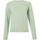 Vero Moda Rundhalspullover "VMDOFFY LS O-NECK BLOUSE GA NOOS" Materialmix, regular fit