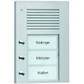 Technisat Audio Außenstation PDS PDS03-EN/04 3Tasten 1reihig AP silber (PDS03-EN/04)