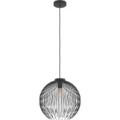 Eglo Schwarze Draht-Pendelleuchte Venezuela Ø 40cm