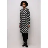Street One Midikleid Ohne Taschen mit grafischem Muster