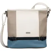 Tom Tailor Hobo "Juna" aus soft genarbtem ledrigen Material mit glänzenden Metall-Accessoires