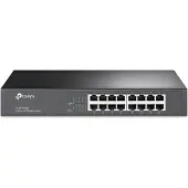 TP-LINK 16-Port-10/100Mbit/s-Switch, Unmanaged, Fast Ethernet (10/100), Rack-Einbau, 1U