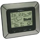 Technoline WS 9273-IT, Schwarz, Silber, Innen-Hygrometer, Innen-Thermometer, Außen-Hygrometer, Außen-Thermometer, Hygrometer, Thermometer, Hygrometer, Thermometer, C, 170 mm