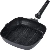 Stoneline Grillpfanne "Imagination PLUS" Aluminiumguss 1 Stk. tlg. 28 x 28 cm, Induktion