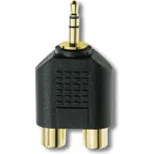 Inakustik 0081381, 3.5mm, 2x RCA, Schwarz