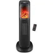 Beper Säulen-Keramik-Heizlüfter – LED-Flamme