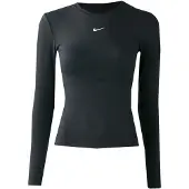Nike One Fitted Dri-FIT Langarmshirt Damen 010 - black/white L