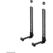 NeoMounts AWL29-650BL1 Videobar-/Soundbar-Halterung VESA- max 15 kg - universal, Wand, 15 kg, 77 - 215 mm, Schwarz, Stahl, 50 mm