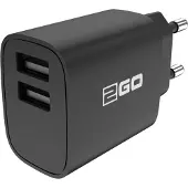 2GO Ladegerät 10W 2-Port 2x USB-A schwarz