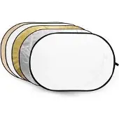 Godox 5-in-1 Gold, Silber, Weichgold, Weiß, Transparent 80x120 cm
