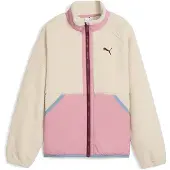 Puma Trainingsjacke "HYBRID SHERPA JACKET" mit Kapuze mit WarmCELL Technologie, mit Rollkragen, mit Kängurutaschen