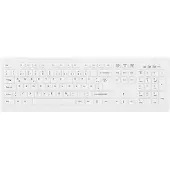 Contour Design Design Active Key ClassicClean Medizinische Tastatur Abnehmbare Abdeckung Full-Size Kabellos Weiß DE C8100, Volle Größe (100%), Kabellos, RF Wireless, Scherenschalter, QWERTZ, Weiß
