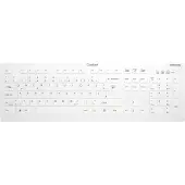 Contour Design Design Active Key QuickClean Medizinische Tastatur IP68 Full-Size Kabellos Weiß DE C8112, Volle Größe (100%), Kabellos, RF Wireless, Scherenschalter, QWERTZ, Weiß