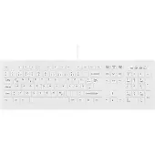 Contour Design Design Active Key ClassicClean Medizinische Tastatur IP68 Full-Size Kabelgebunden Weiß DE C8100, Volle Größe (100%), Kabelgebunden, USB, Scherenschalter, QWERTZ, Weiß