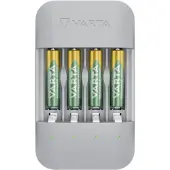 Varta Eco Charger Pro, Nickel-Metallhydrid (NiMH), Kurzschluß, AA, AAA, 4 Stück(e), Akkus/Batterien enthalten