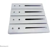 NeoMounts by Newstar Vesa-Platte, Silber, 50 kg, 600 x 400,700 x 400,800 x 450, 152,4 cm (60 Zoll), 68,6 cm (27 Zoll), 27 - 60