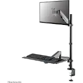 NeoMounts DS90-325BL1 Sitz-Steh-Arbeitsplatz Tischmontage 17-32" - Gasfeder, Klemme/Durchführung, 9 kg, 43,2 cm (17"), 81,3 cm (32"), 100 x 100 mm, Schwarz