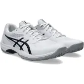 Asics Tennisschuh "GAME FF CLAY", Herren, Gr. 47, schwarz-weiß (weiß, schwarz), Synthetik, Textil, Schuhe Tennisschuh, Sandplatzschuhe für Ascheplätze