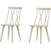 Ebuy24 Stuhl Mariette Weiß 2er-Pack