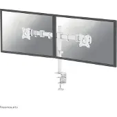 NeoMounts by Newstar Select Flachbild Tischhalterung, Klemme /Bolzen, 8 kg, 25,4 cm (10 Zoll), 68,6 cm (27 Zoll), 100 x 100 mm, Weiß