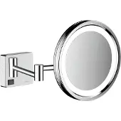 Hansgrohe AddStoris Rasierspiegel mit LED Leuchte, Chrom