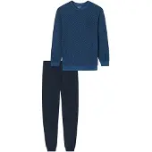 Schiesser Schlafanzug "Comfort Essentials" 2tlg., 2 tlg. mit angenehmen Bündchen