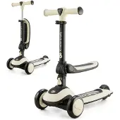 Kinderkraft Halley Tretroller, Stone White