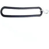 Boni-Shop® Spanngummis Mit Haken Planenspanner Oval 25cm EPDM Gummiband