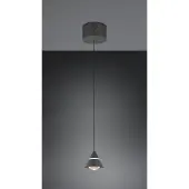 TRIO Lighting Hängelampe Romeo, schwarz, für Wohn- / Esszimmer, Metall, Modern